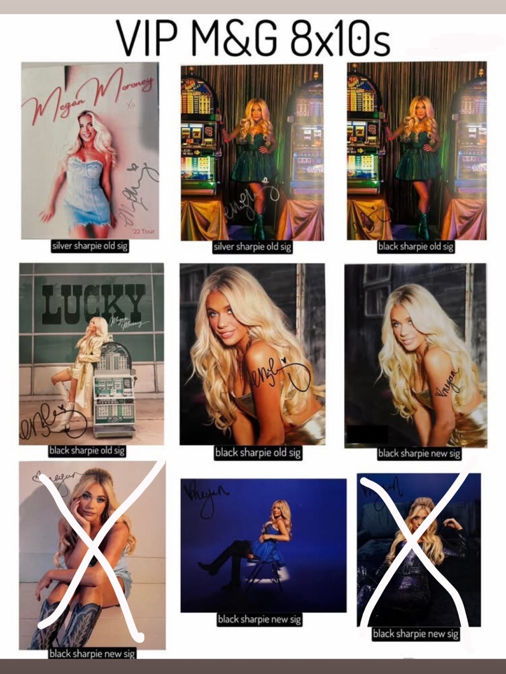 Megan Moroney Signed 8x10